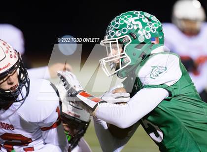 Thumbnail 3 in Morrisville-Eaton vs Pembroke (NYSPHSAA Regional Final 8-Man) photogallery.