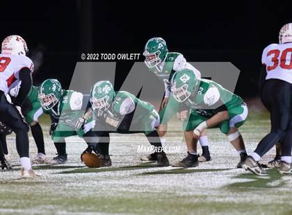 Thumbnail 3 in Morrisville-Eaton vs Pembroke (NYSPHSAA Regional Final 8-Man) photogallery.