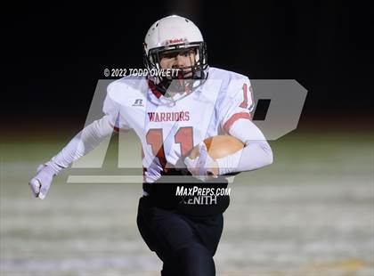 Thumbnail 2 in Morrisville-Eaton vs Pembroke (NYSPHSAA Regional Final 8-Man) photogallery.