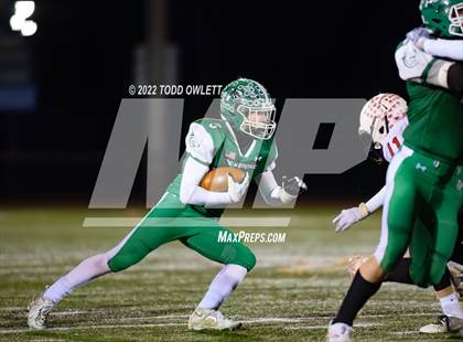 Thumbnail 1 in Morrisville-Eaton vs Pembroke (NYSPHSAA Regional Final 8-Man) photogallery.