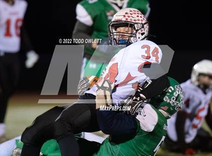 Thumbnail 1 in Morrisville-Eaton vs Pembroke (NYSPHSAA Regional Final 8-Man) photogallery.