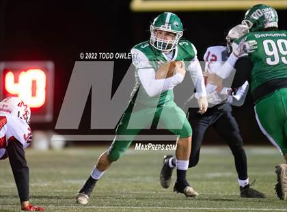 Thumbnail 2 in Morrisville-Eaton vs Pembroke (NYSPHSAA Regional Final 8-Man) photogallery.