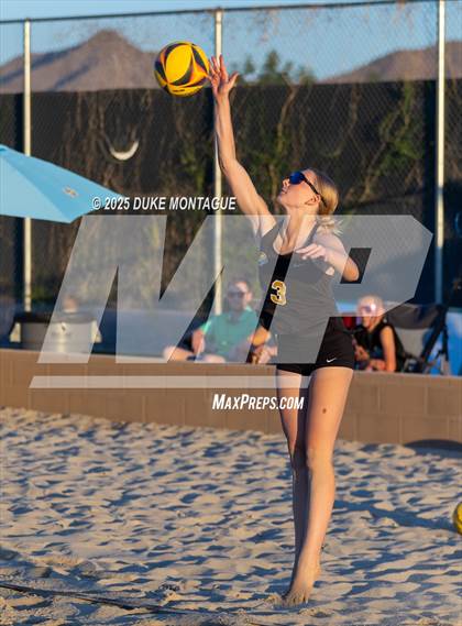 Thumbnail 1 in Saguaro vs. Gilbert Christian (AIA Pairs D-II Finals) photogallery.