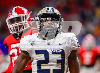 Thumbnail 2 in Thomas County Central vs. Woodward Academy (GHSA 6A Championship) photogallery.