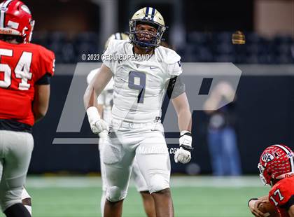 Thumbnail 1 in Thomas County Central vs. Woodward Academy (GHSA 6A Championship) photogallery.