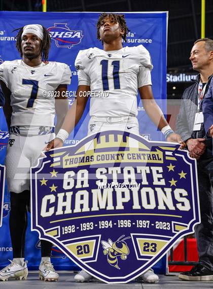 Thumbnail 3 in Thomas County Central vs. Woodward Academy (GHSA 6A Championship) photogallery.