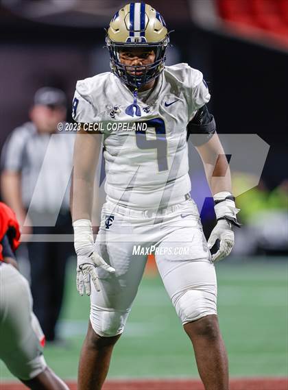Thumbnail 2 in Thomas County Central vs. Woodward Academy (GHSA 6A Championship) photogallery.