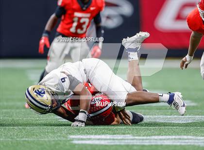 Thumbnail 3 in Thomas County Central vs. Woodward Academy (GHSA 6A Championship) photogallery.