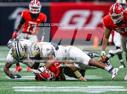 Thumbnail 2 in Thomas County Central vs. Woodward Academy (GHSA 6A Championship) photogallery.