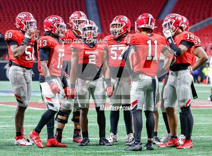 Thumbnail 1 in Thomas County Central vs. Woodward Academy (GHSA 6A Championship) photogallery.