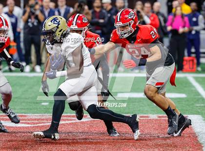 Thumbnail 1 in Thomas County Central vs. Woodward Academy (GHSA 6A Championship) photogallery.