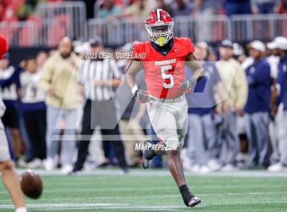 Thumbnail 2 in Thomas County Central vs. Woodward Academy (GHSA 6A Championship) photogallery.