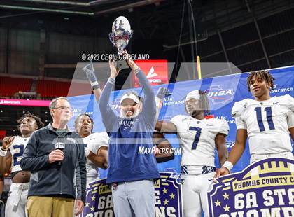 Thumbnail 3 in Thomas County Central vs. Woodward Academy (GHSA 6A Championship) photogallery.