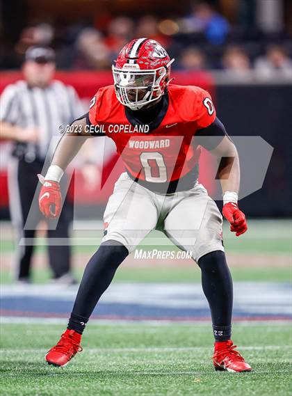 Thumbnail 2 in Thomas County Central vs. Woodward Academy (GHSA 6A Championship) photogallery.