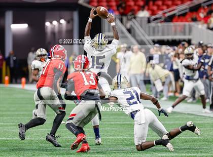 Thumbnail 2 in Thomas County Central vs. Woodward Academy (GHSA 6A Championship) photogallery.