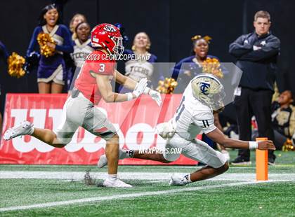 Thumbnail 1 in Thomas County Central vs. Woodward Academy (GHSA 6A Championship) photogallery.