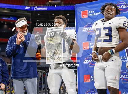 Thumbnail 3 in Thomas County Central vs. Woodward Academy (GHSA 6A Championship) photogallery.
