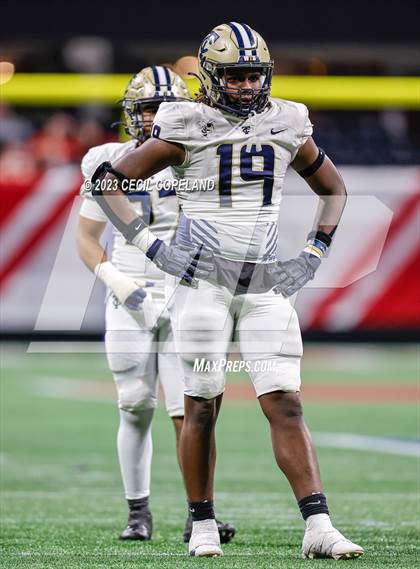 Thumbnail 3 in Thomas County Central vs. Woodward Academy (GHSA 6A Championship) photogallery.