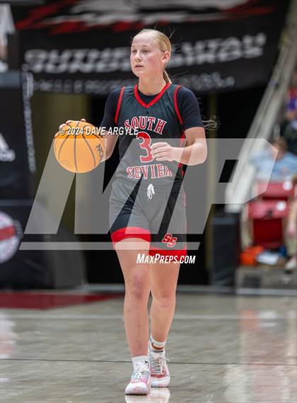 Thumbnail 3 in Beaver vs. South Sevier (UHSAA 2A Quarterfinal) photogallery.