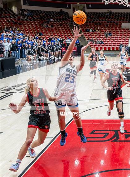 Thumbnail 2 in Beaver vs. South Sevier (UHSAA 2A Quarterfinal) photogallery.