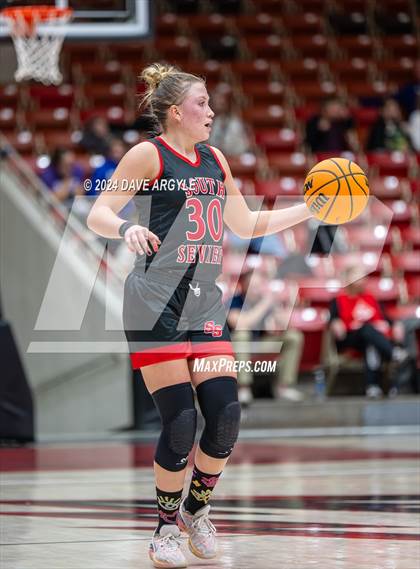 Thumbnail 2 in Beaver vs. South Sevier (UHSAA 2A Quarterfinal) photogallery.