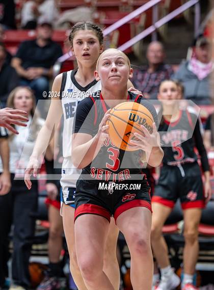 Thumbnail 1 in Beaver vs. South Sevier (UHSAA 2A Quarterfinal) photogallery.