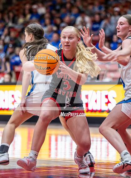 Thumbnail 3 in Beaver vs. South Sevier (UHSAA 2A Quarterfinal) photogallery.