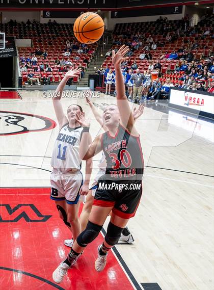 Thumbnail 3 in Beaver vs. South Sevier (UHSAA 2A Quarterfinal) photogallery.