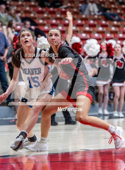 Thumbnail 2 in Beaver vs. South Sevier (UHSAA 2A Quarterfinal) photogallery.