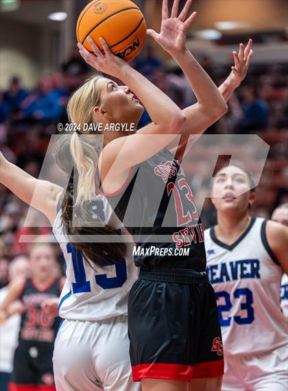 Thumbnail 1 in Beaver vs. South Sevier (UHSAA 2A Quarterfinal) photogallery.