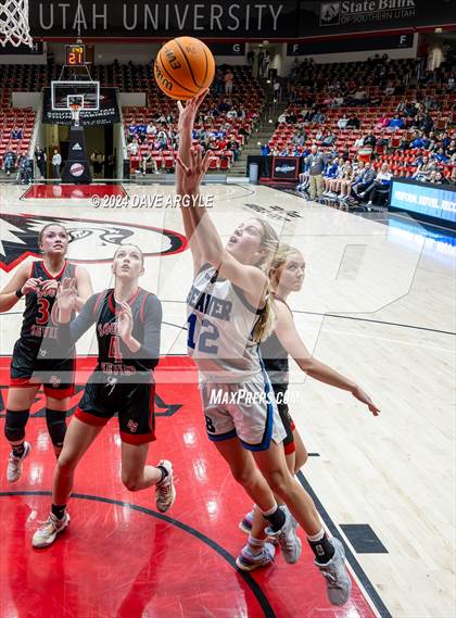 Thumbnail 2 in Beaver vs. South Sevier (UHSAA 2A Quarterfinal) photogallery.