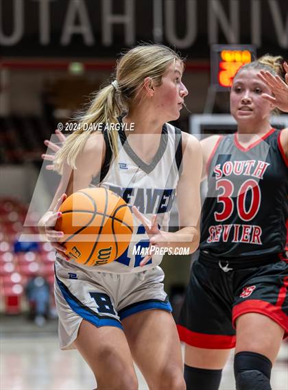 Thumbnail 3 in Beaver vs. South Sevier (UHSAA 2A Quarterfinal) photogallery.