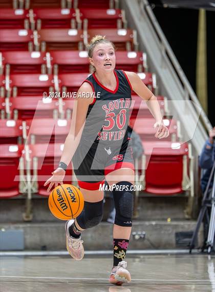 Thumbnail 1 in Beaver vs. South Sevier (UHSAA 2A Quarterfinal) photogallery.