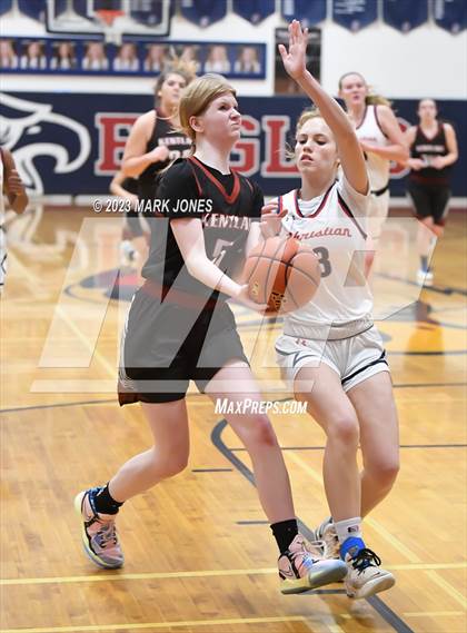 Thumbnail 2 in Scottsdale Christian Academy vs. Kentlake (Cactus Jam Tournament) photogallery.