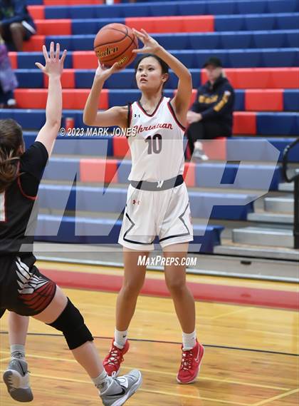 Thumbnail 2 in Scottsdale Christian Academy vs. Kentlake (Cactus Jam Tournament) photogallery.