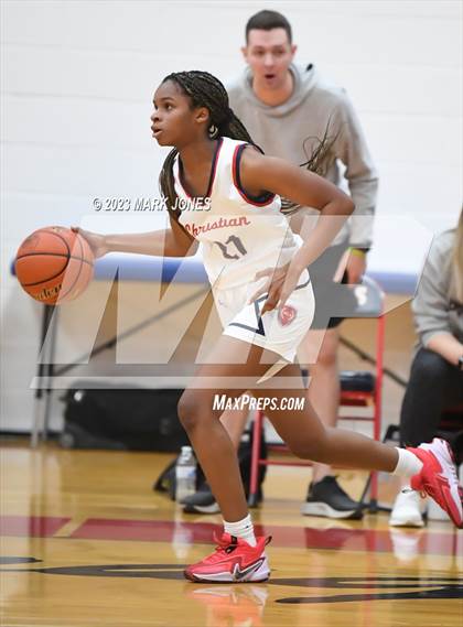 Thumbnail 2 in Scottsdale Christian Academy vs. Kentlake (Cactus Jam Tournament) photogallery.