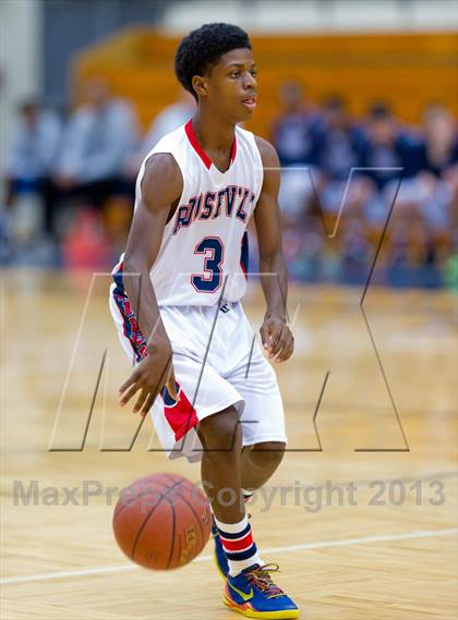 Thumbnail 3 in Smithson Valley vs. Roosevelt (NISD Boys Basketball Tournament) photogallery.