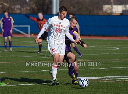 Thumbnail 3 in Maple Hill vs Holland (NYSPHSAA Class C Semifinal) photogallery.