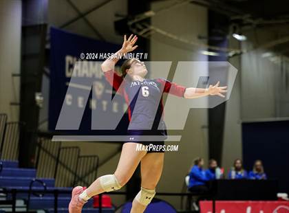Thumbnail 1 in Mount Pisgah Christian vs. Hebron Christian (GHSA 1A Private State Finals) photogallery.