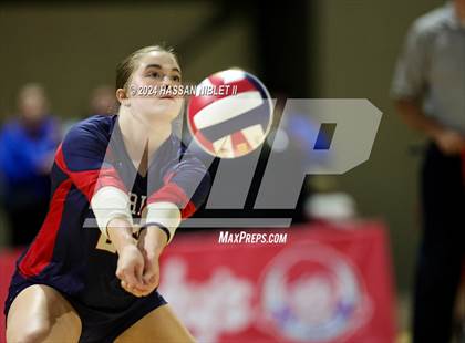 Thumbnail 2 in Mount Pisgah Christian vs. Hebron Christian (GHSA 1A Private State Finals) photogallery.