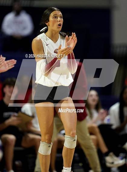 Thumbnail 1 in Mount Pisgah Christian vs. Hebron Christian (GHSA 1A Private State Finals) photogallery.
