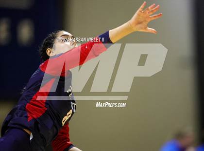 Thumbnail 1 in Mount Pisgah Christian vs. Hebron Christian (GHSA 1A Private State Finals) photogallery.