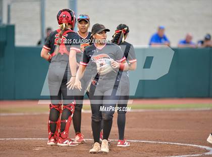 Thumbnail 3 in Melissa @ Barbers Hill (UIL Softball 5A Div 1 Final) photogallery.
