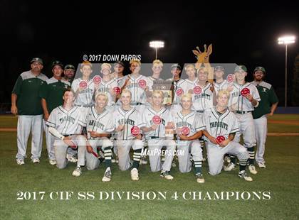 Thumbnail 2 in Grace Brethren vs. Tahquitz (CIF SS Division 4 Final) photogallery.