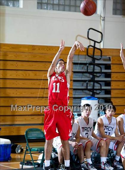 Thumbnail 2 in Burroughs vs. Troy (Santa Barbara Holiday Classic Tournament) photogallery.