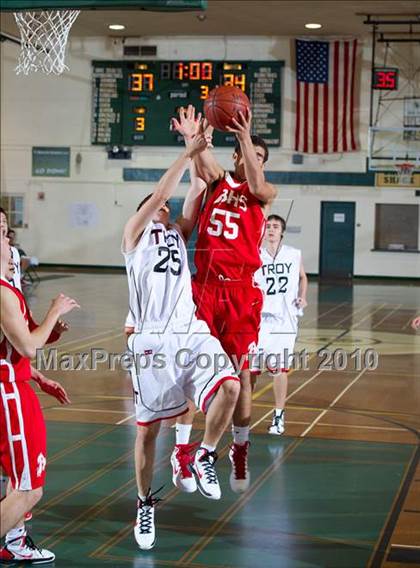 Thumbnail 1 in Burroughs vs. Troy (Santa Barbara Holiday Classic Tournament) photogallery.