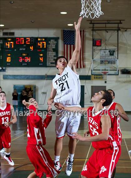 Thumbnail 1 in Burroughs vs. Troy (Santa Barbara Holiday Classic Tournament) photogallery.