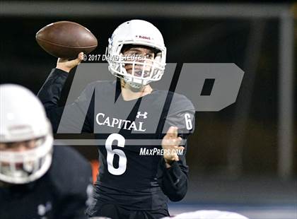 Thumbnail 1 in Bear River @ Capital Christian (CIF SJS D5 Playoffs) photogallery.