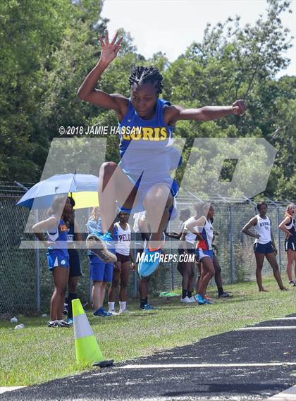 Thumbnail 1 in SCHSL Class AAA Lowcountry Championship (Girls, Long Jump & Pole Vault) photogallery.