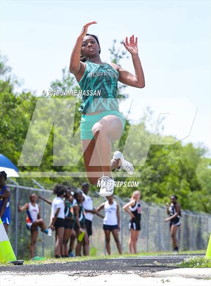 Thumbnail 1 in SCHSL Class AAA Lowcountry Championship (Girls, Long Jump & Pole Vault) photogallery.